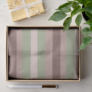 Moderna Linear   Aged Sage & Tea Rose Tissue Paper