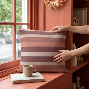 Moderna Linear   Antique Rose & Copper Cushion