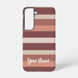 Moderna Linear Antique Rose & Copper Custom Samsung Galaxy Case