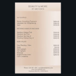 Moderne minimale Beige Hautfarbe Flyer<br><div class="desc">Modernes Business, minimalistisch, beige. Entworfen für Designer, Stylist, Salons, Haare und Make-up Künstler, Nägel und Lash Künstler, Wellness-Centre und mBearbeiten Sie die Karte, indem Sie Ihre Daten eingeben. Sie können den Schriftart, die Farbe und die Position individuell durch "weitere Personalisierung" auswählen.</div>