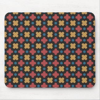 Modernised Retro Geometric Pattern for Mousepad
