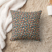Modernist Facets | Micro Prism Orange Teal