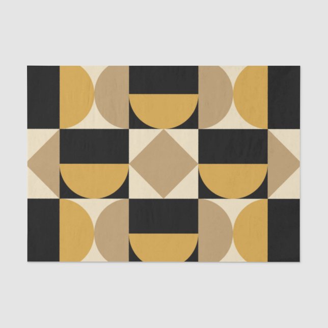 Modernist Geometric Design Tissue Paper (Front)
