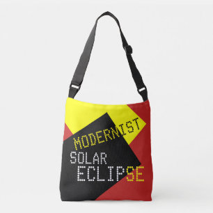 Modernist Solar Eclipse Funny customisable Crossbody Bag