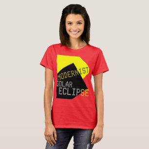 Modernist Solar Eclipse Funny customisable T-Shirt