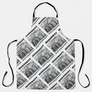 Modernity Begins With Electricity Electrical Wires Apron