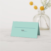 Modernly Retro | Wedding Place Card