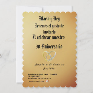 Moderno,dorado Minimalista Celebracion Invitation