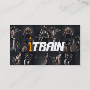 ModernPersonal Trainer Fitness Sport Business Card