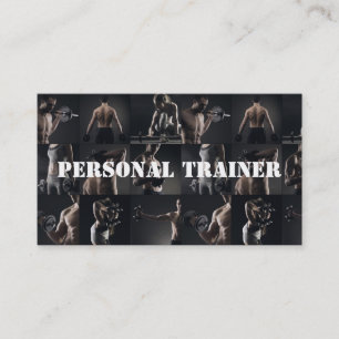 ModernPersonal Trainer Fitness Sport Business Card