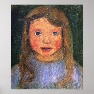Modersohn-Becker - Head Of A Little Girl (Elsbeth) Poster