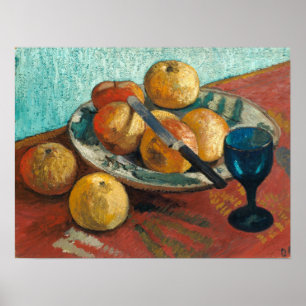 Modersohn-Becker - Still Life With Apples & Glass Poster