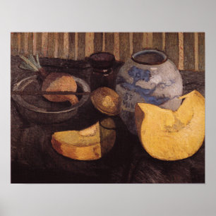 Modersohn-Becker - Still Life With Pumpkin 1905 Poster