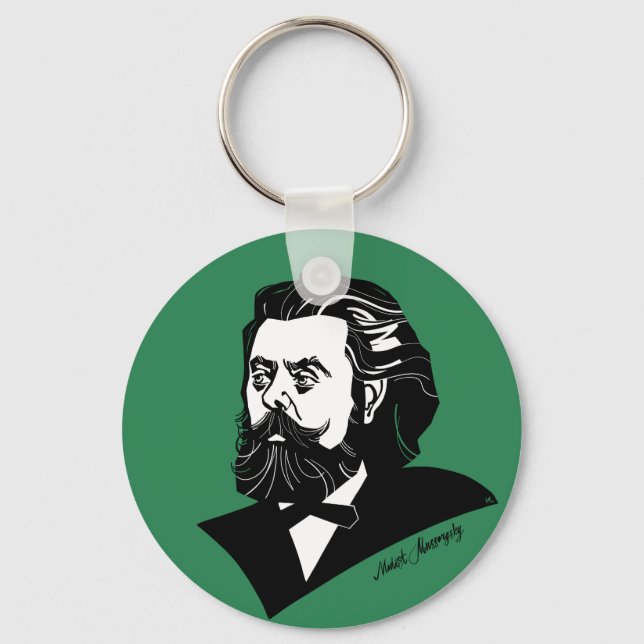 Modest Mussorgsky Key Ring (Front)