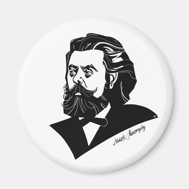 Modest Mussorgsky Magnet (Front)