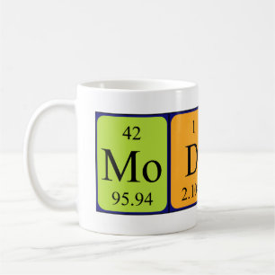 Modeste periodic table name mug