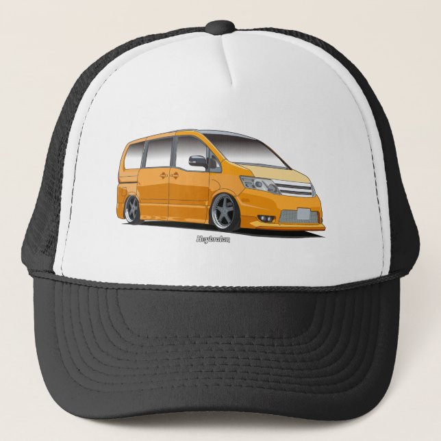 Modified Serena – Compact Family Minivan Trucker Hat (Front)