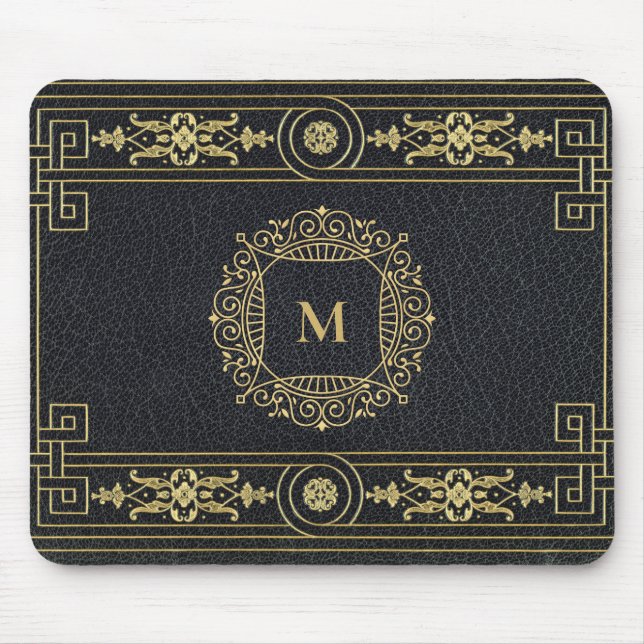 Modify this intricate Art Deco Filigree Style Mouse Pad (Front)