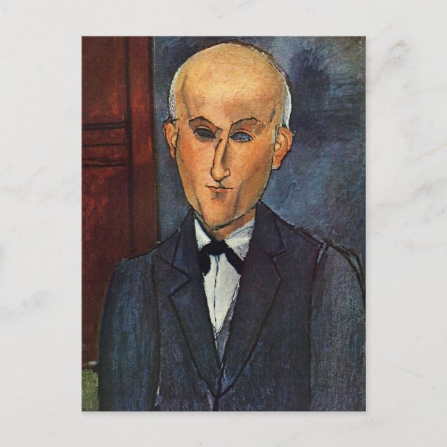 Modigliani Amedeo Portrait Postcard (Front)