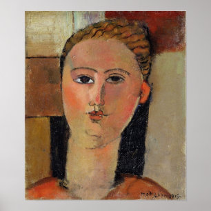 Modigliani - Girl With Red Hair 1915 Poster
