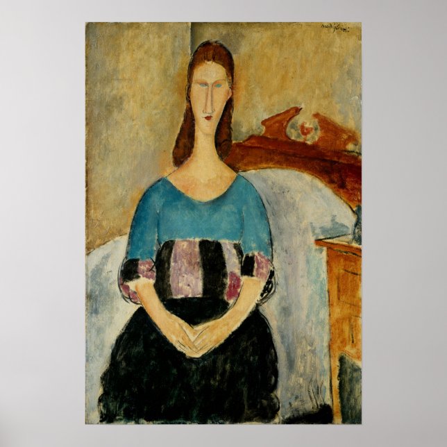Modigliani - Jeanne Hebuterne 1919 Poster (Front)
