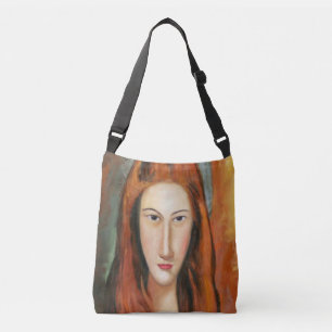 Modigliani - Portrait of Jeanne Hebuterne Crossbody Bag