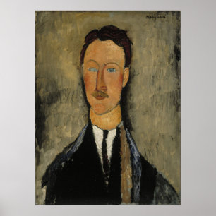 Modigliani - Portrait of the Artist Léopold Survag Poster