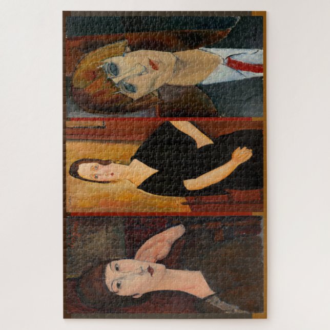 Modigliani Portraits Jigsaw Puzzle (Vertical)