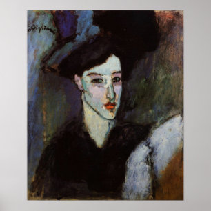 Modigliani - The Jewess 1908 Poster