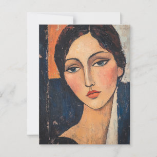 Modigliani Vintage Art Postcard