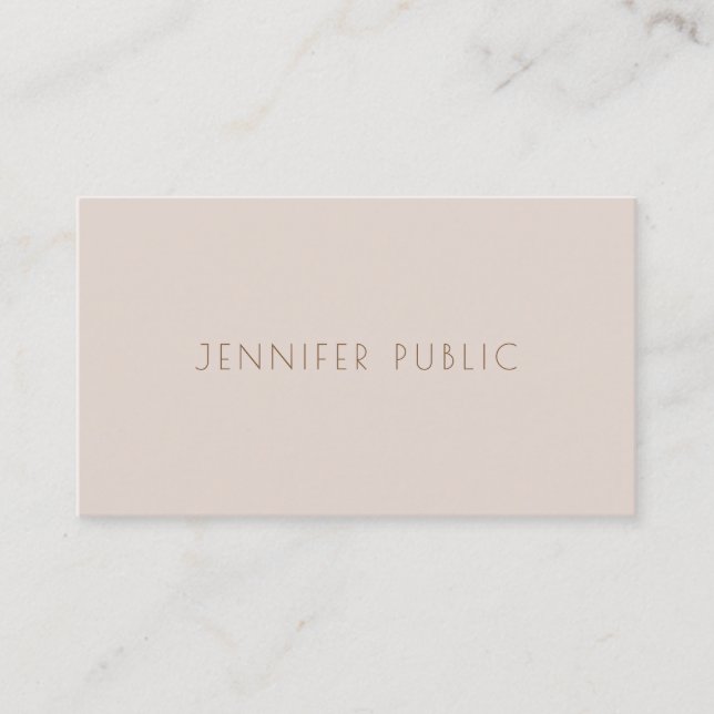 Modish Colour Harmony Chic Template Professional Business Card (Front)