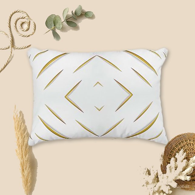 Modish Fabric Slits Decorative Cushion (Creator Uploaded)