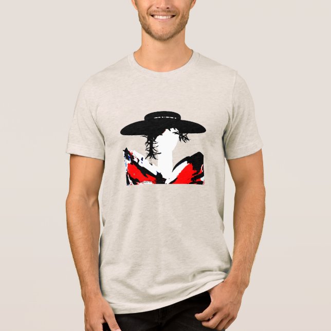 Modish  T-Shirt Tri-Blend Shirt (Front)