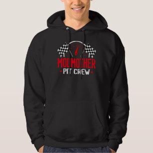 Modmother Pit Crew Race Car Birthday Party Racing Hoodie