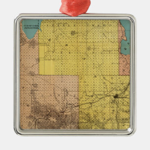 Modoc County, California Metal Tree Decoration