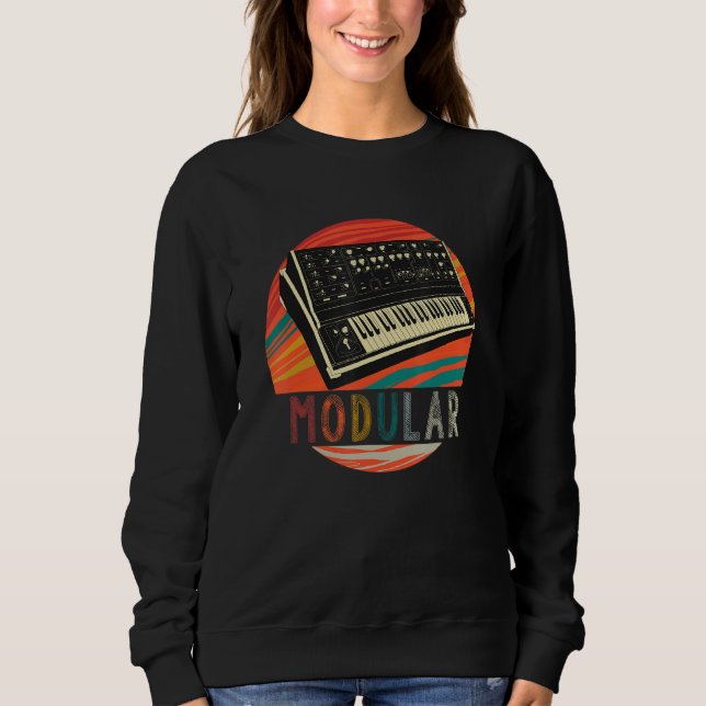 Modular Electronic Musical Instrument Synthesizer Sweatshirt (Front)