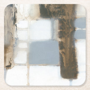 Modular Layout II Square Paper Coaster