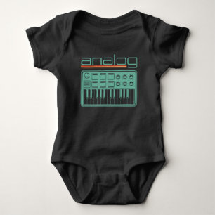 Modular Synthesizer Acid Analogue Synth Baby Bodysuit