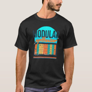 Modular Synthesizer Synthwave 80s Synth Synthesiz T-Shirt