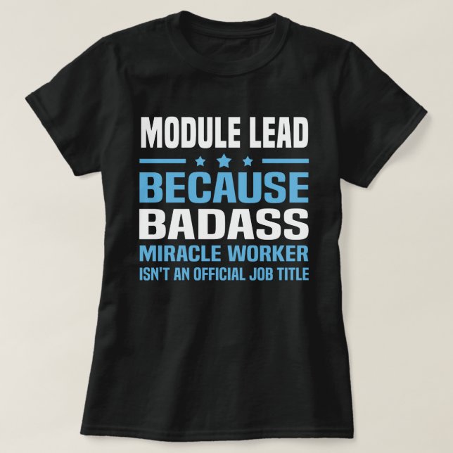 Module Lead T-Shirt (Design Front)