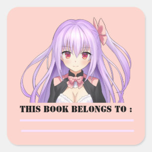moe personnage square sticker