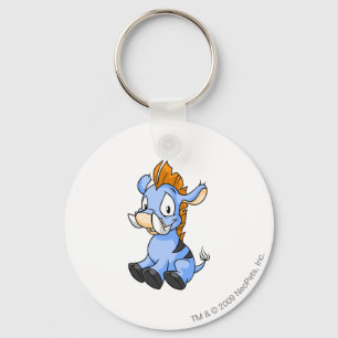Moehog Blue Key Ring