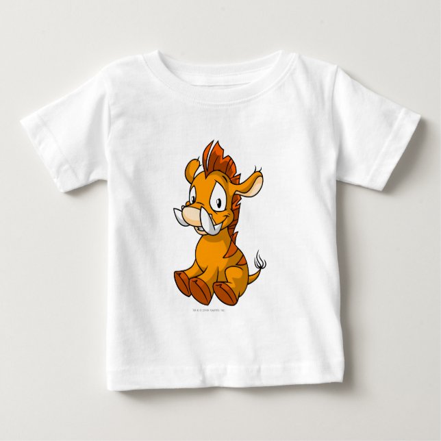 Moehog Orange Baby T-Shirt (Front)