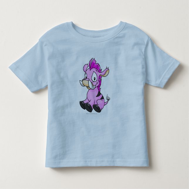Moehog Pink Toddler T-Shirt (Front)