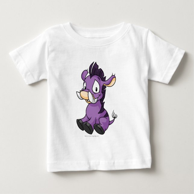 Moehog Purple Baby T-Shirt (Front)