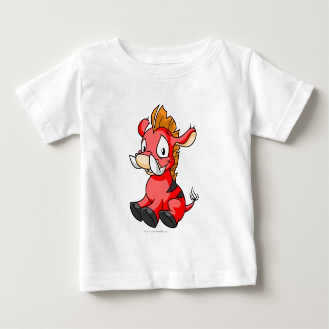 Moehog Red Baby T-Shirt (Front)