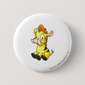 Moehog Yellow 6 Cm Round Badge