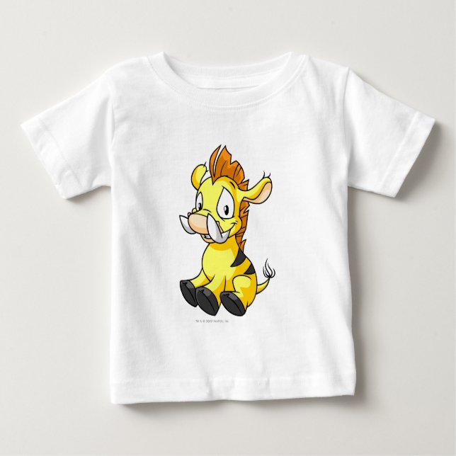 Moehog Yellow Baby T-Shirt (Front)