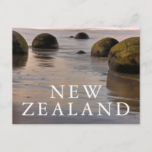 Moeraki Boulders On Beach Postcard