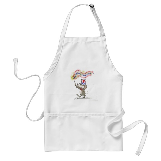 Moe's Happy 4th of July Apron (Front)